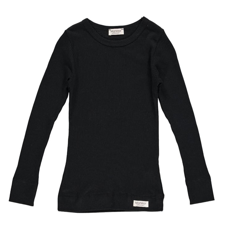 MarMar Copenhagen Plain Tee LS T-shirt Black