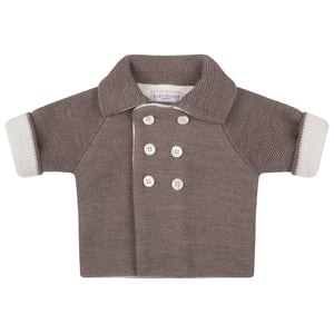 Baby Kochs Exklusiv Jacke Merinowolle cappuccino