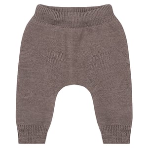 Baby Kochs Exklusiv Strickhose mit Bündchen cappuccino