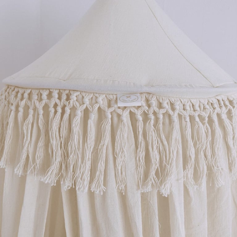 Cotton & Sweets Boho Canopy fi 50 Fringe Vanilla 1