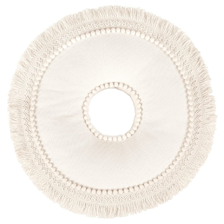 Cotton & Sweets Boho Donut pillow Vanilla
