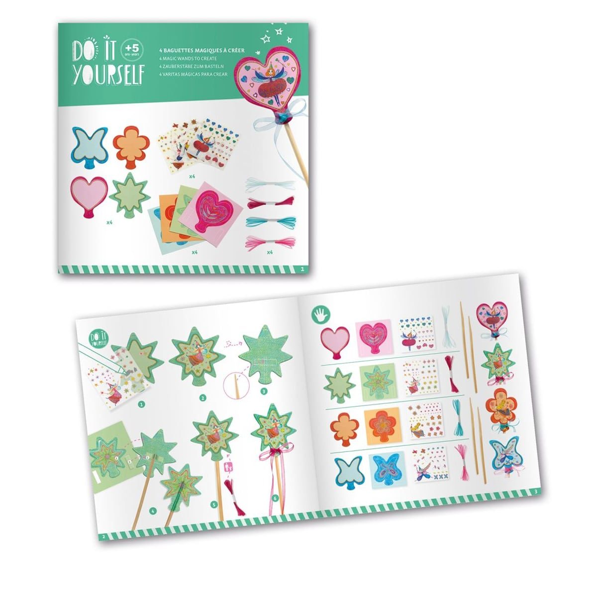 Djeco Do it yourself Zauberstäbe Kleine Feen 3