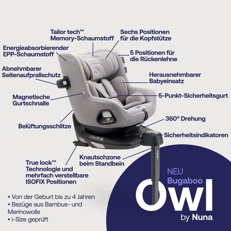 Bugaboo Autositz Owl features