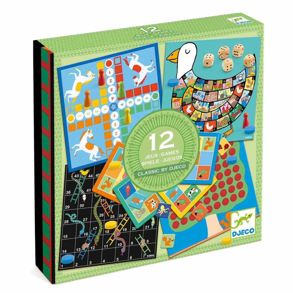 Djeco Klassische Spielesammlung für Kinder ab 4 Jahre