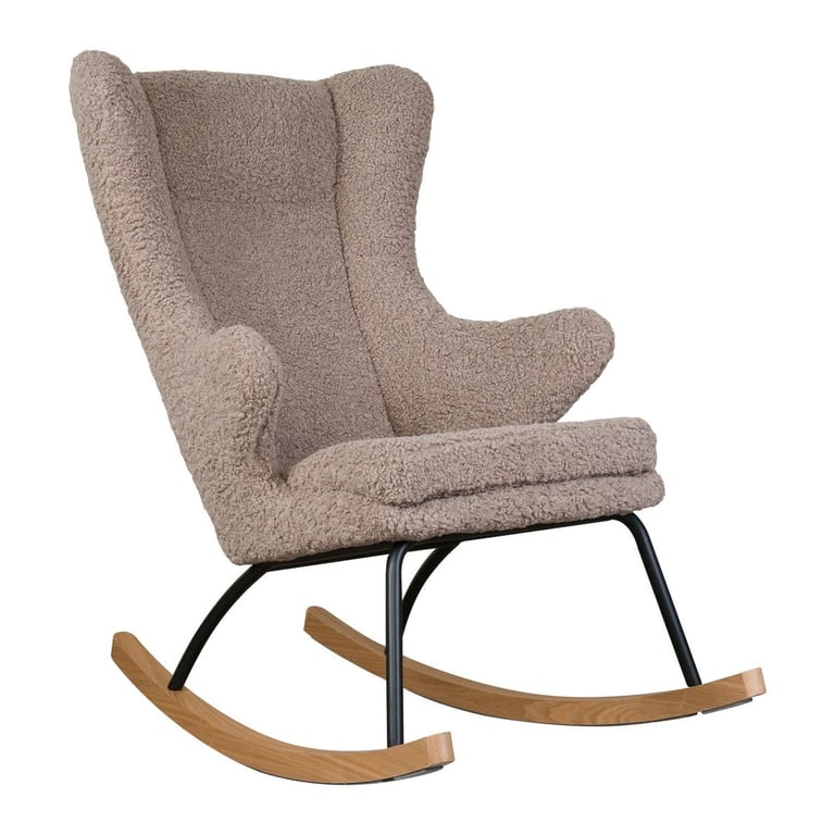 Quax Schaukelstuhl/Stillstuhl Rocking Adult Chair de Luxe stone