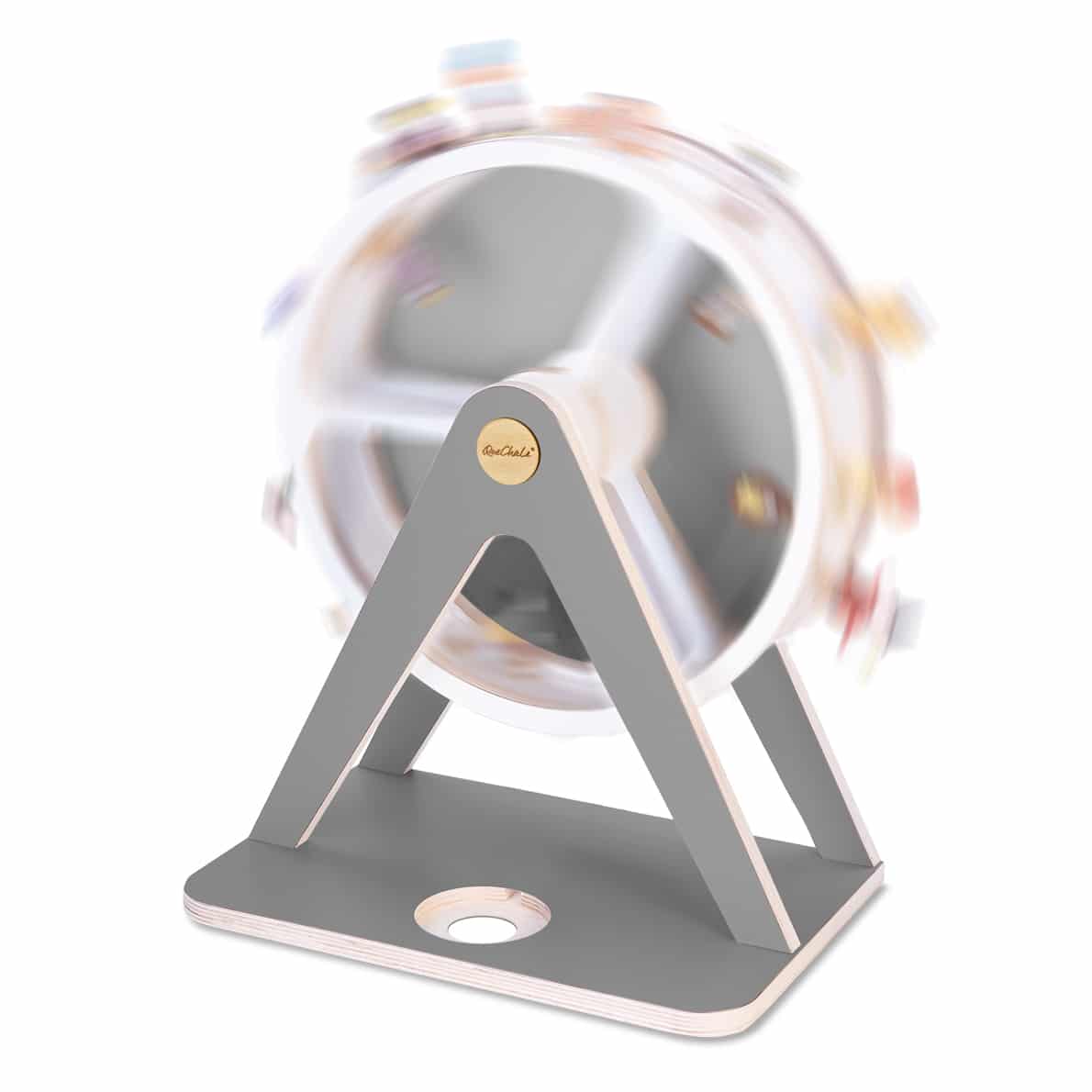 Quechale Das GlückAufRad zur Tonie Aufbewahrung grau 2