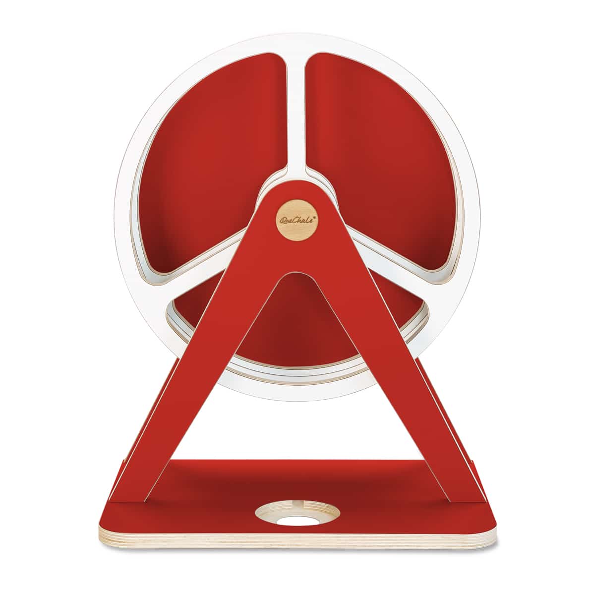 QueChaLe Das GlückAufRad zur Tonie-Aufbewahrung rot