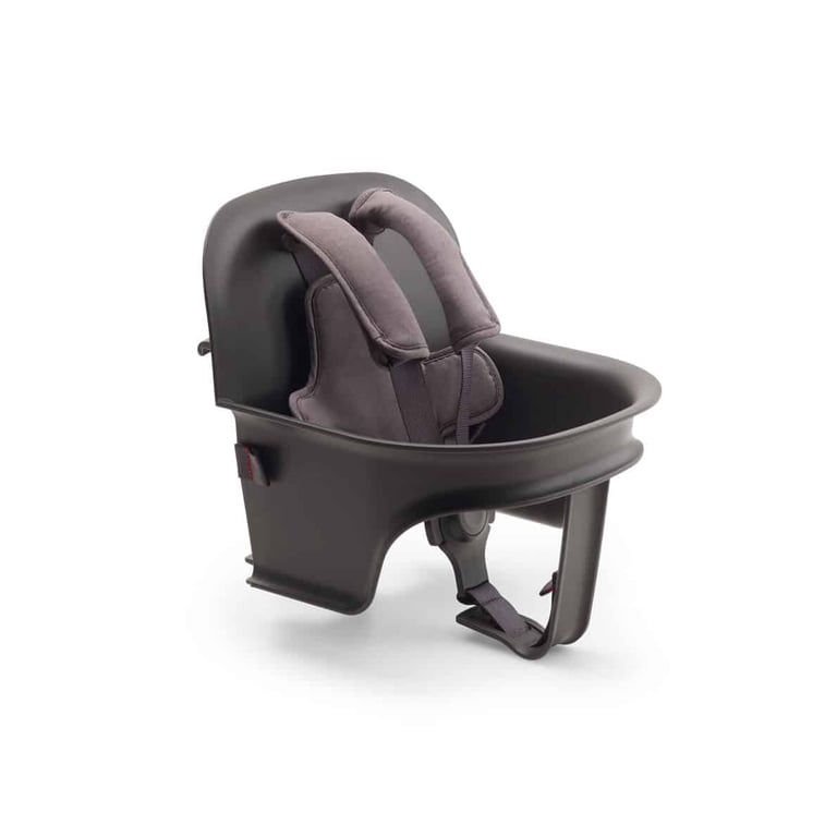 Bugaboo-Giraffe-Babyset-für-Hochstuhl grau mit Gurten