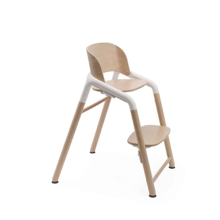 Bugaboo Giraffe Hochstuhl Basis neutral wood weiß
