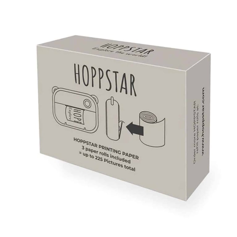 Hoppstar Thermodruckrollen für Kinderkamera Artist, 3er Nachfüllpack