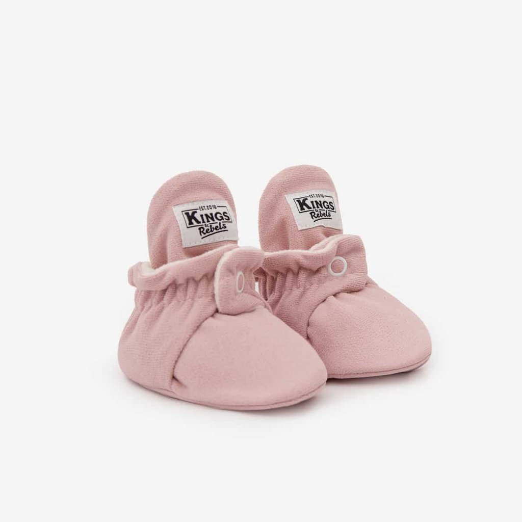 Kings & Rebels Baby Booties Gamuza Classic Rosewood