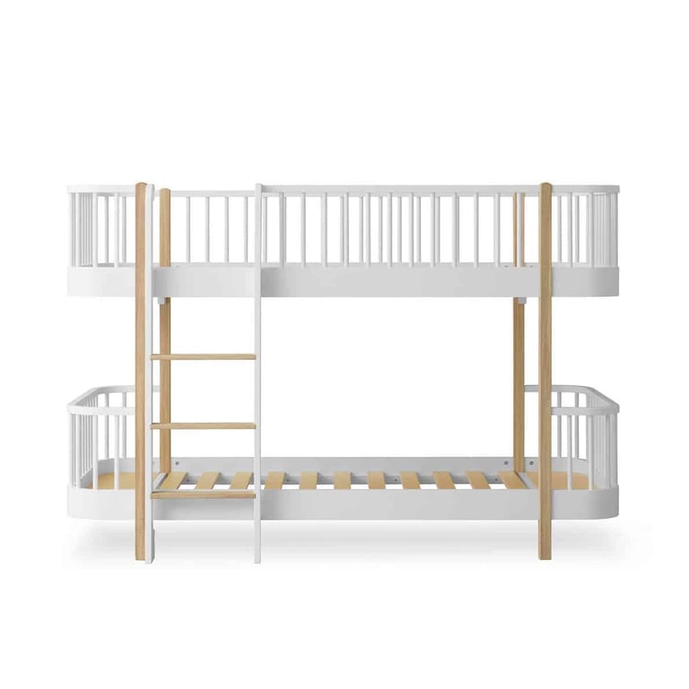 Oliver Furniture Wood Original halbhohes Hochbett weiß eiche