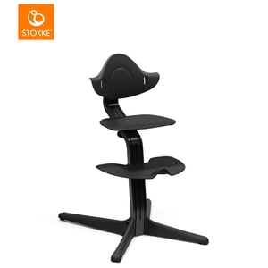 Stokke Nomi Hochstuhl Holz Schwarz schwarz All black