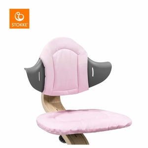 Stokke Nomi Hochstuhl Kissen grey pink