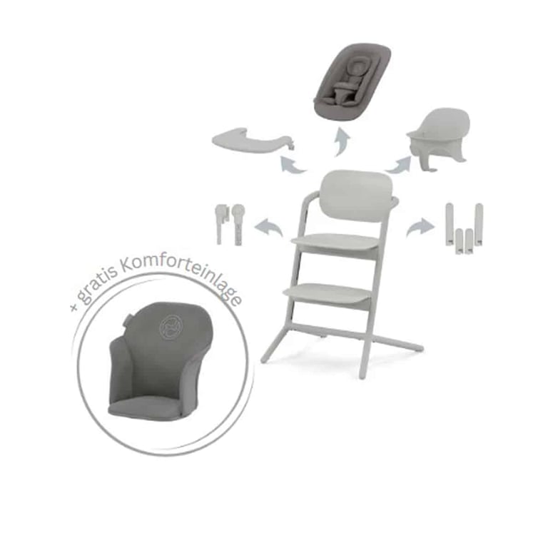 Cybex Lemo Hochstuhl + gratis Komforteinlage