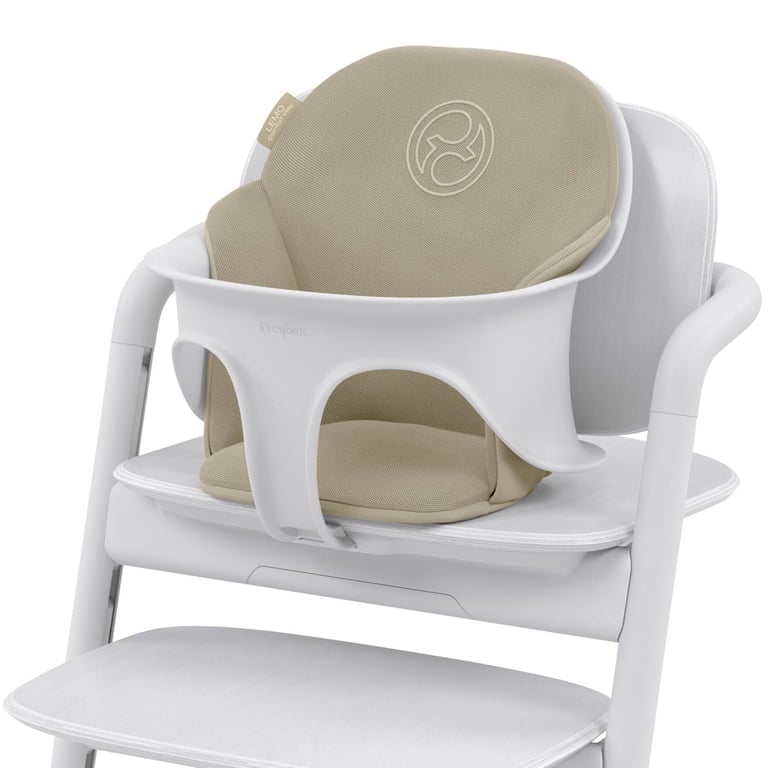CYBEX Lemo Komforteinlage für Baby Set und Hochstuhl sand white 2 Bezug für Baby Set