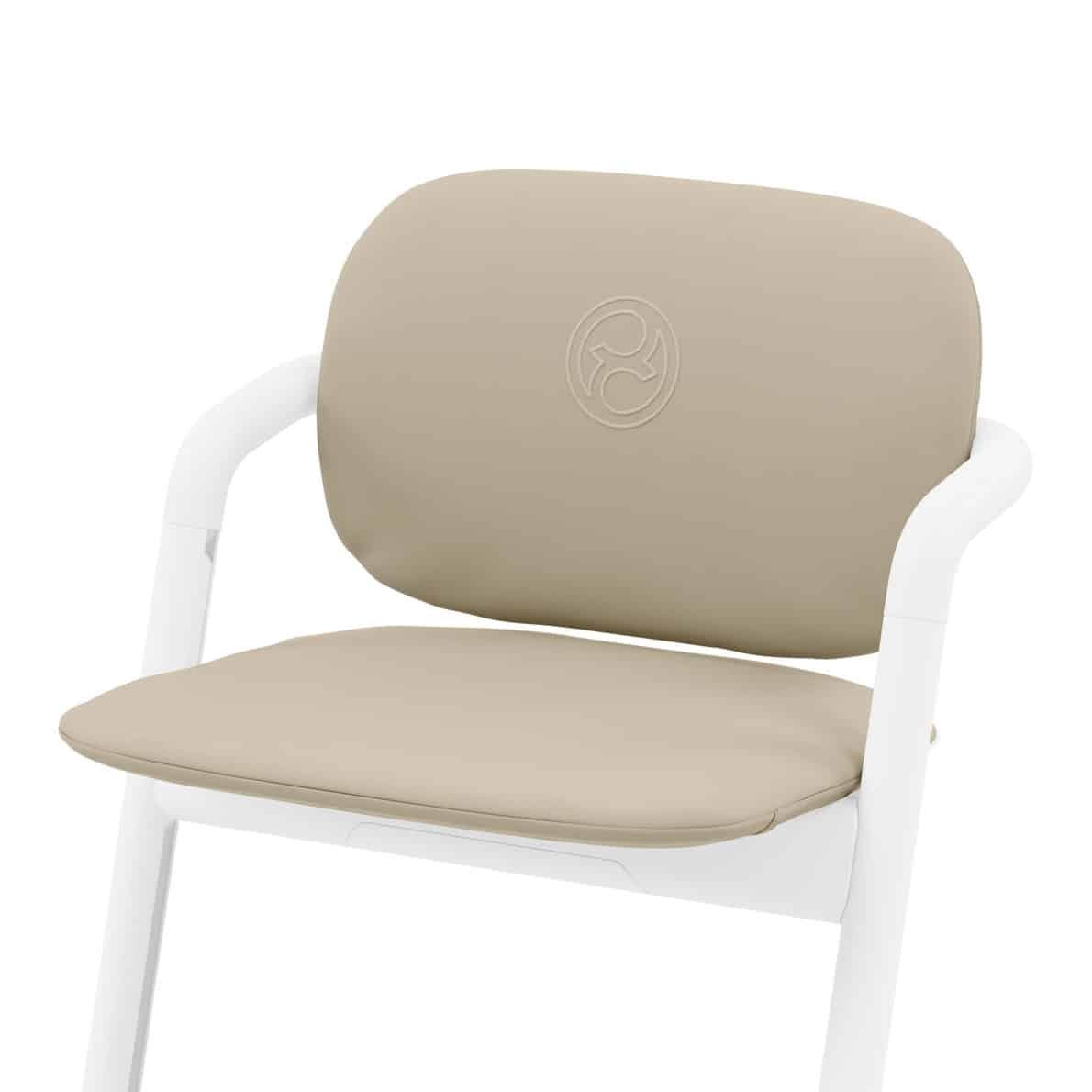 CYBEX Lemo Komforteinlage für Baby Set und Hochstuhl sand white 1 Bezug für Sitz und Rücklehne