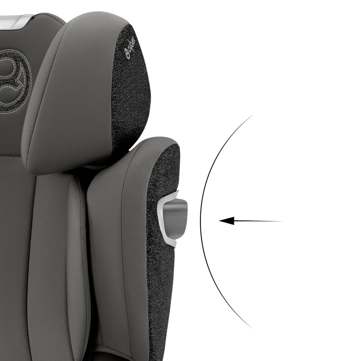 CYBEX Solution T i-Fix mirage grey 2 Seitenaufprallschutz