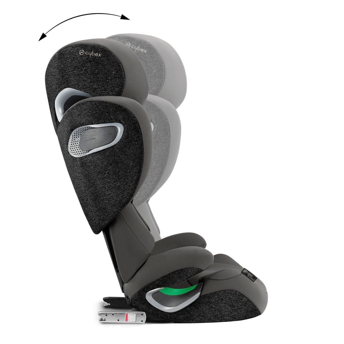 CYBEX Solution T i-Fix mirage grey 4 Rückenverstellung