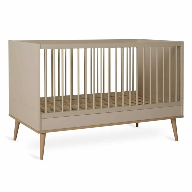 Quax-Babybett-Flow-clay-140-x-70-cm Ansicht als Babybett