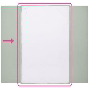 Baby Kochs Exklusiv Frotteeeinsatz zum Wechseln mint waffel