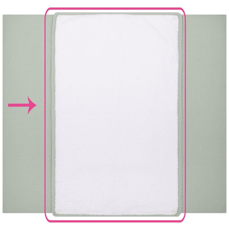 Baby Kochs Exklusiv Frotteeeinsatz zum Wechseln mint waffel