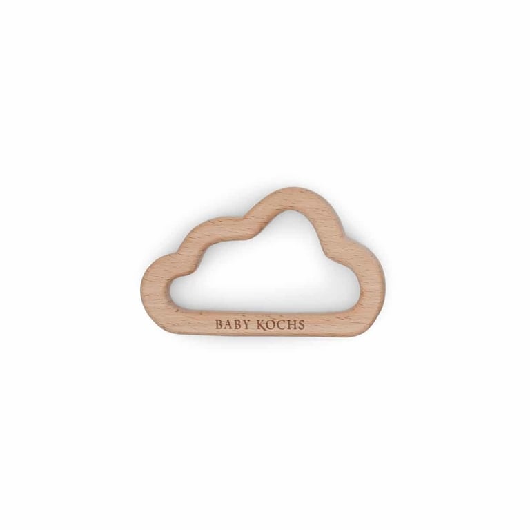 Baby Kochs Exklusiv Greifling Cloud Buchenholz natur