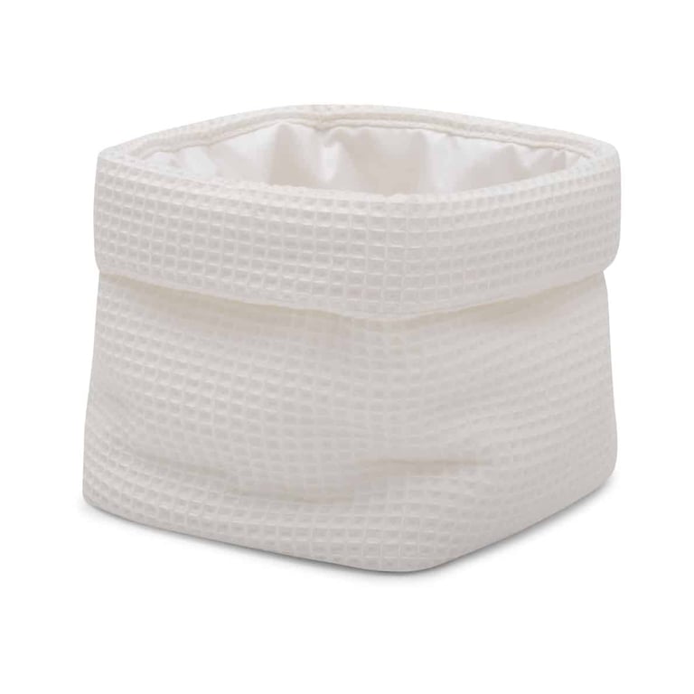 Baby Kochs Exklusiv Korb für die Wickelkommode weiß waffel