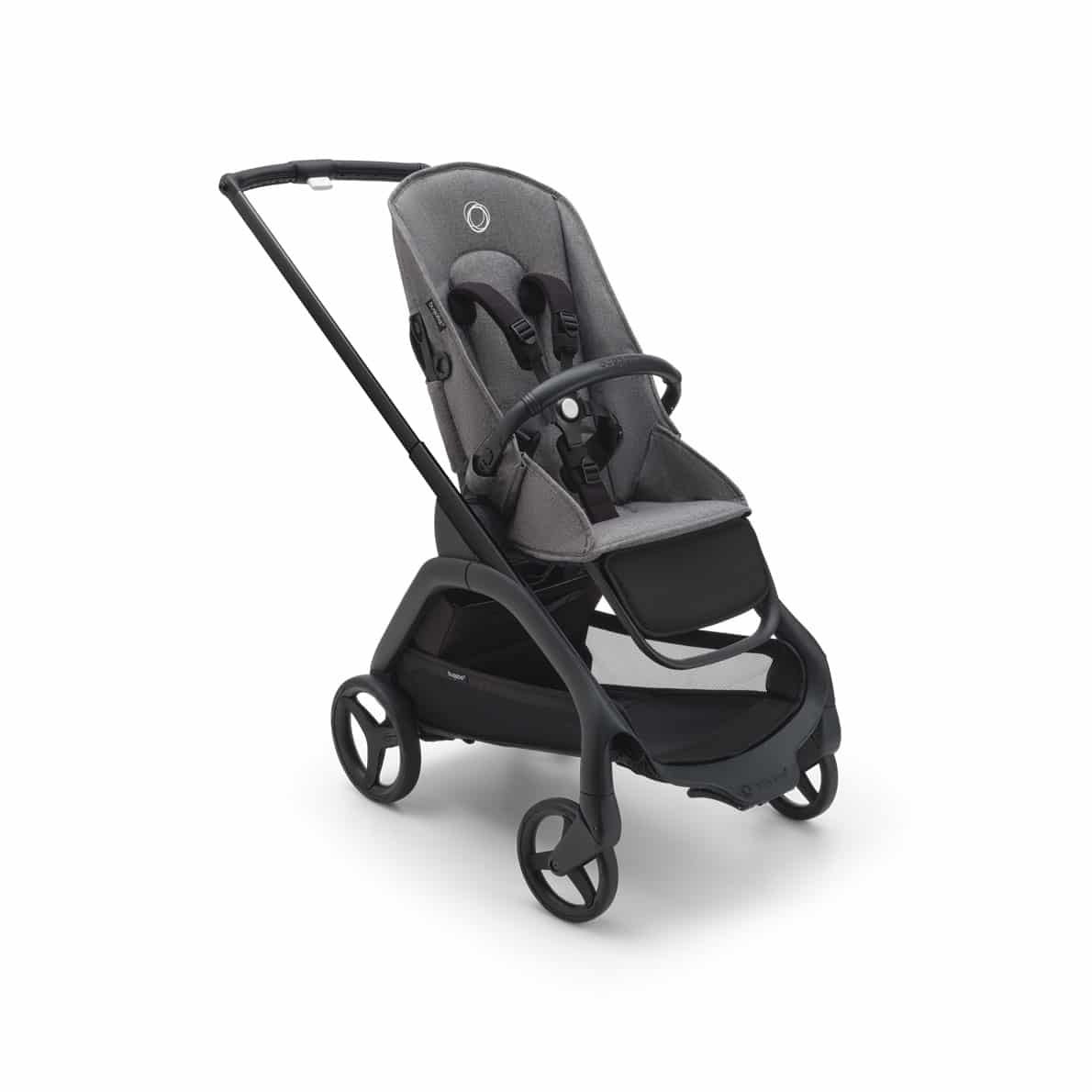 Bugaboo Dragonfly Sportwagen Basis schwarz-grau-meliert