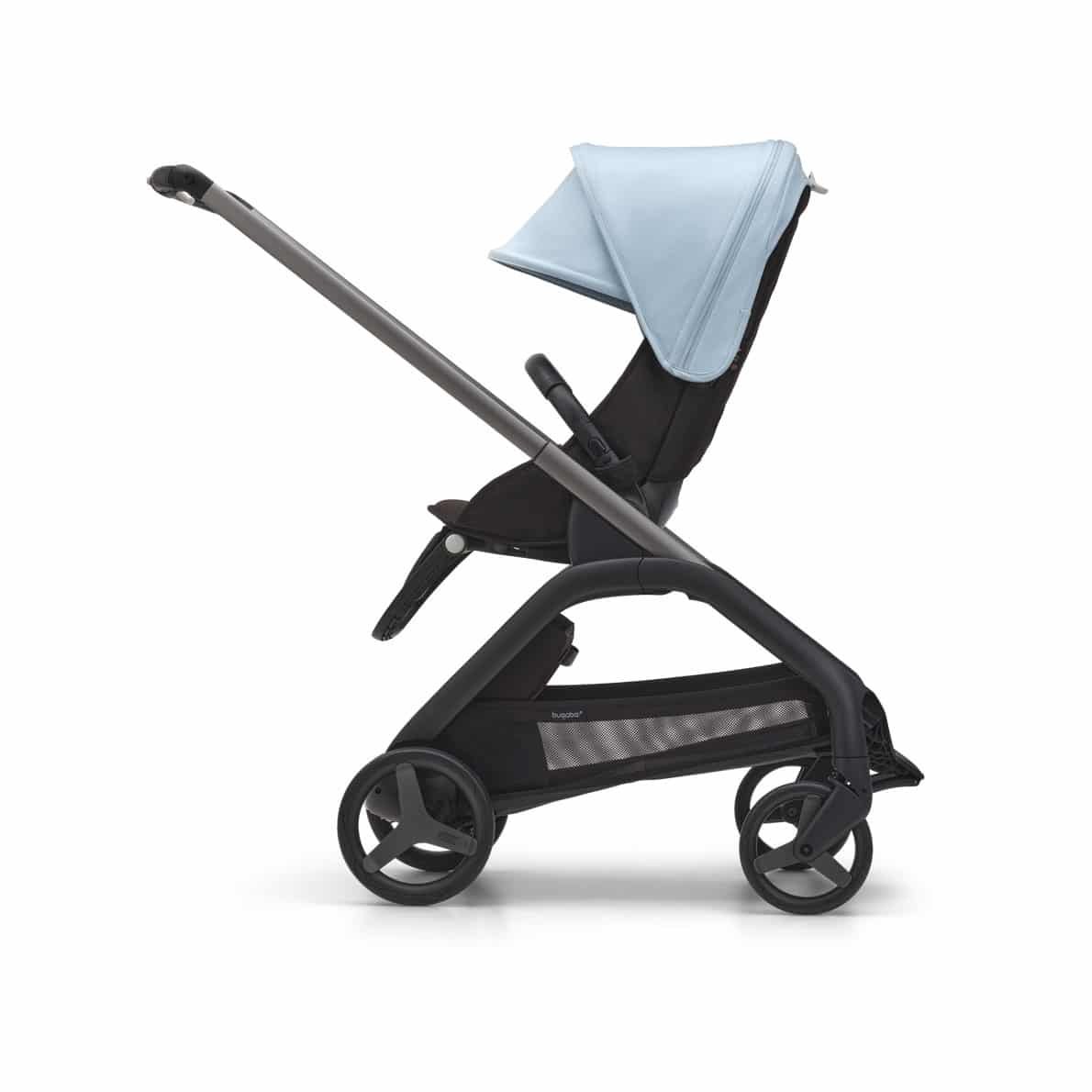 Bugaboo Dragonfly Sportwagen Komplett-Set graphit-mitternachtsschwarz-skyline-blau