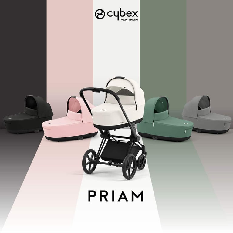 Cybex Priam / e-Priam Lux Carry Cot (neue Farben) alle Farben im Überblick Promo Bild