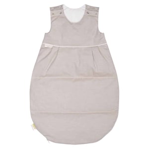 Baby Kochs Exklusiv Daunenschlafsack 3,5 TOG beige Ansicht vorne