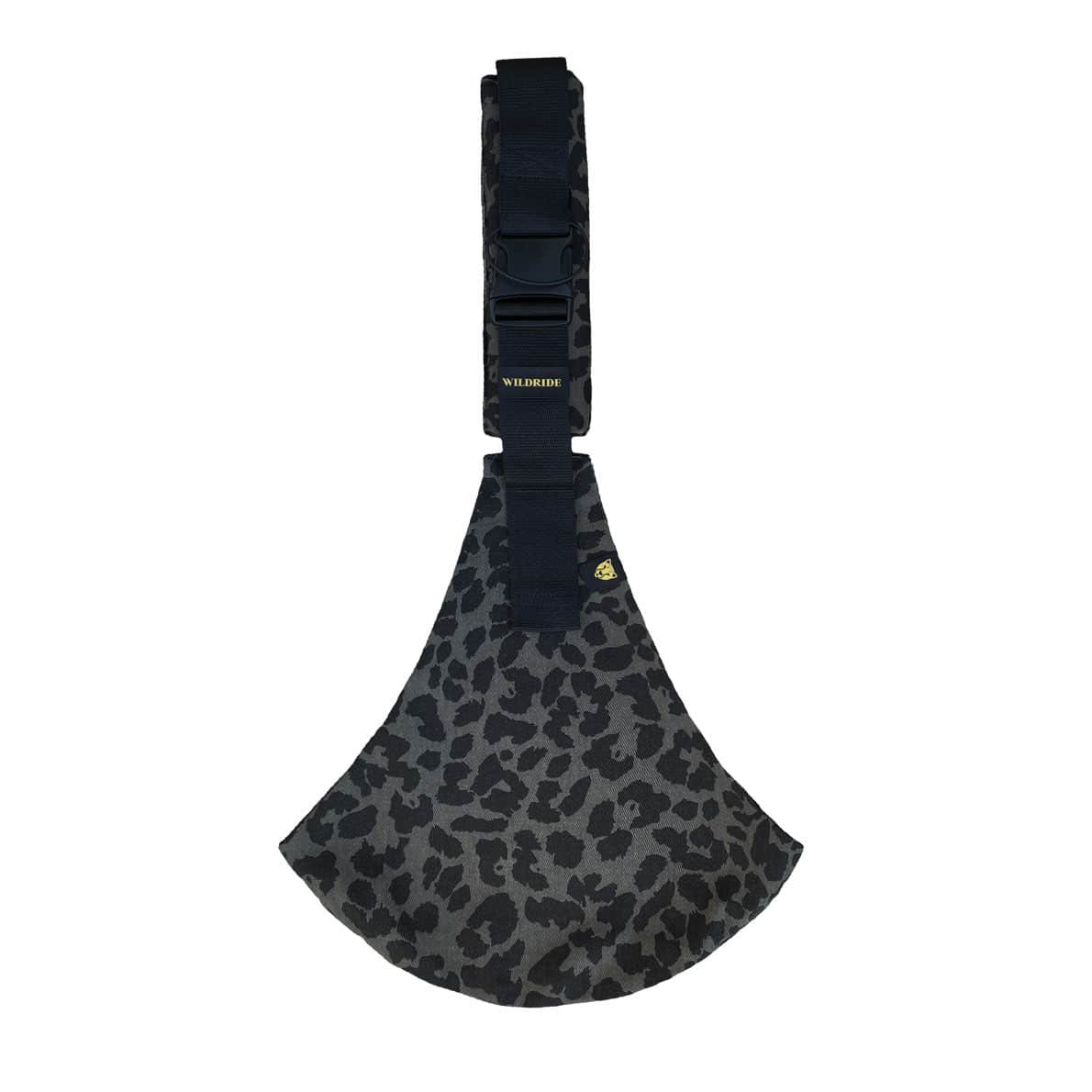 Wildride Kindertrage print grau leopard