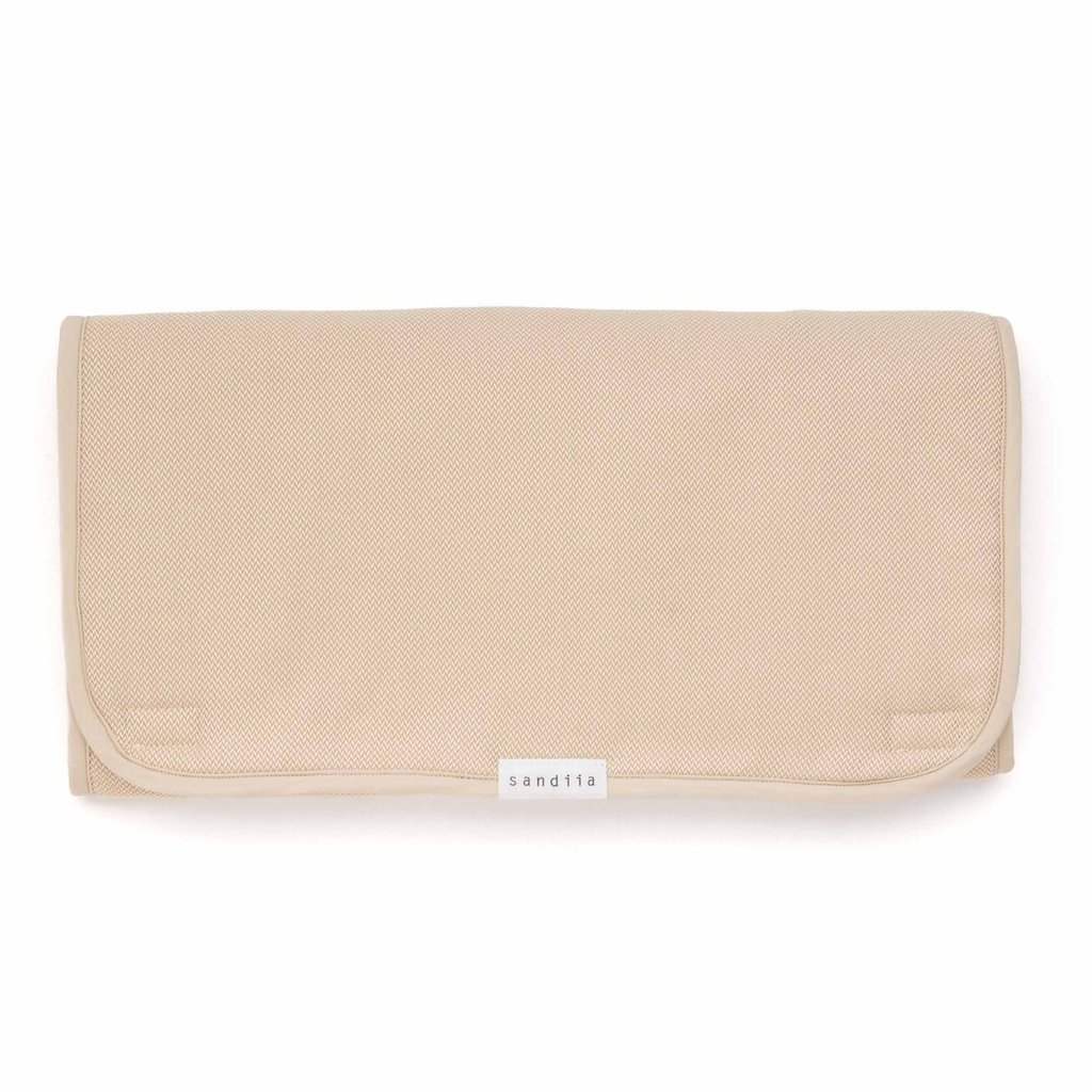 Sandiia Mobile Wickelunterlage mit Taschen, Leodiia Pearl