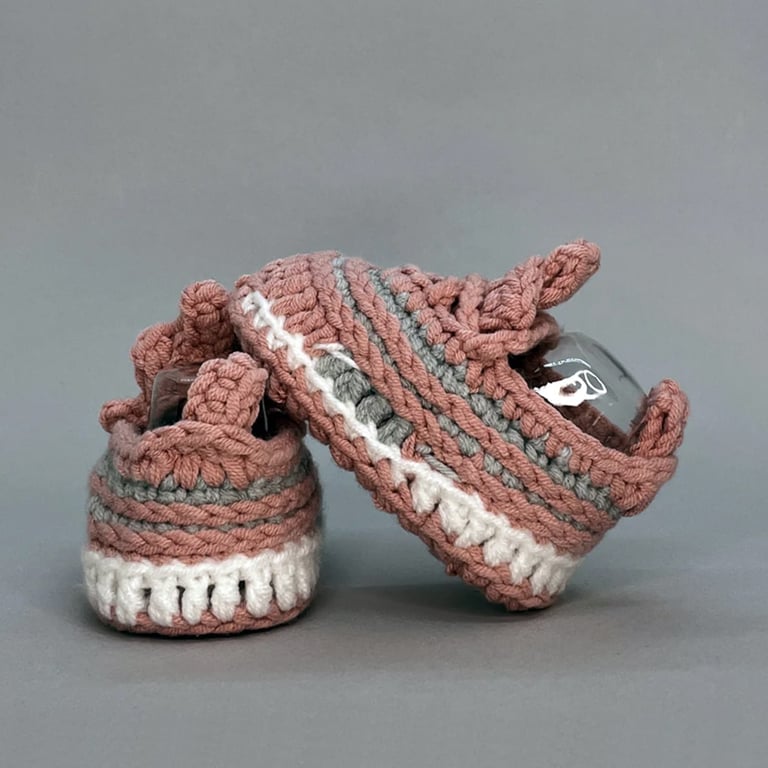 Baby Sneakers Shop Häkelschuhe Air Max Pink 1