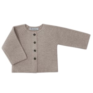 Lille Toni Cardigan Emil camel melange