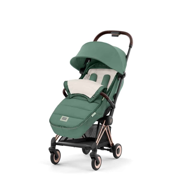 Cybex Platinum Fußsack leaf green auf Coya