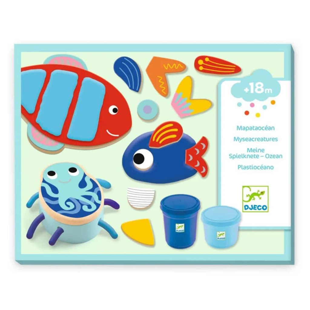 Djeco Kreativ-Set Knete Fische