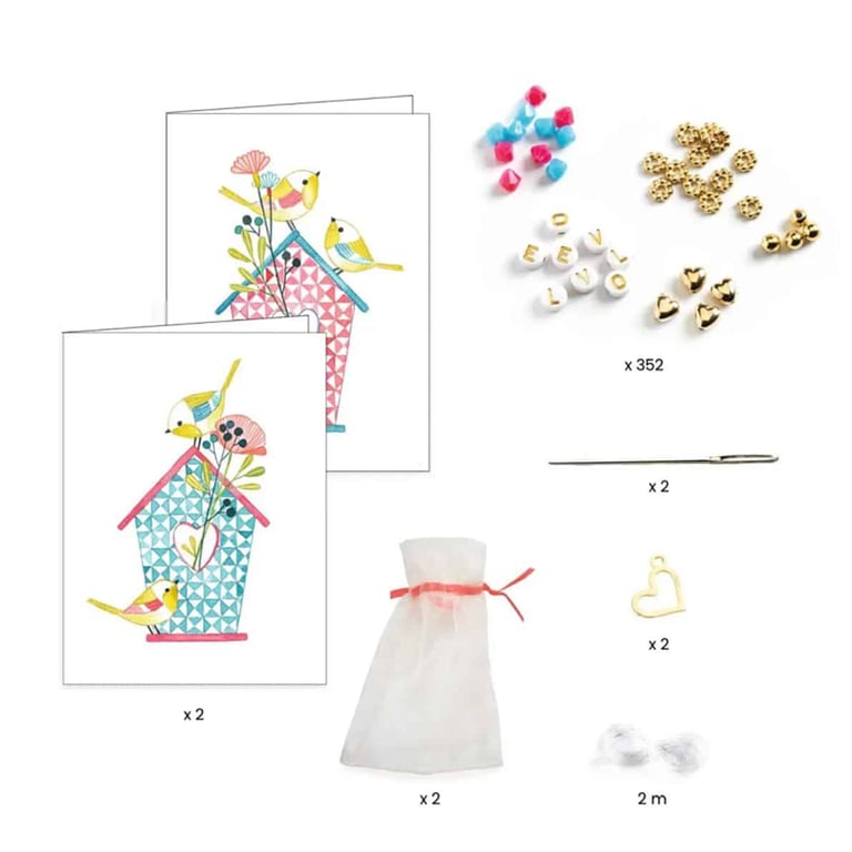 Djeco Schmuck-Bastelset Buchstaben 1