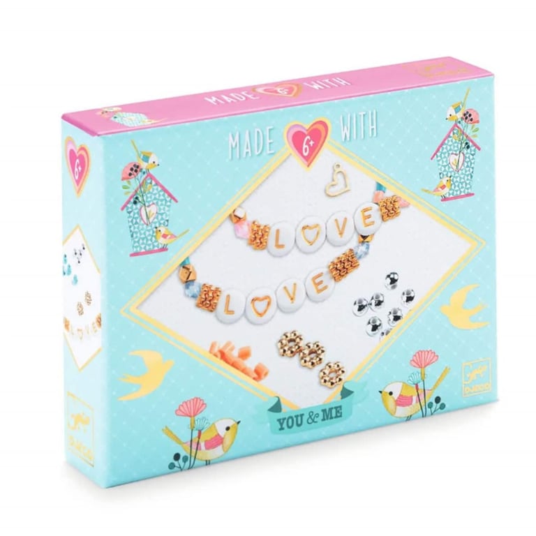 Djeco Schmuck-Bastelset Buchstaben