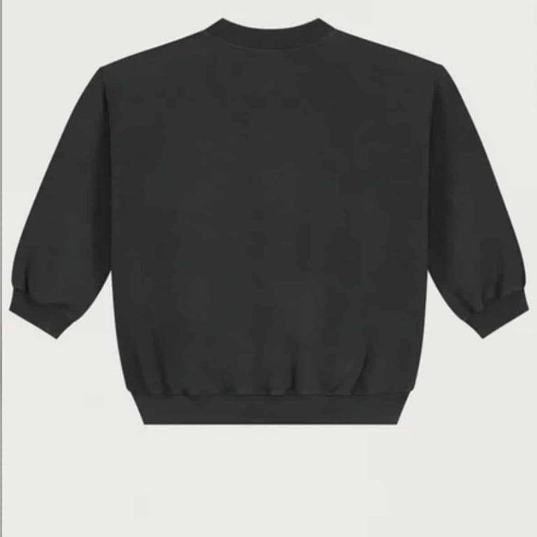 Gray Label Baby Sweater Dropped Shoulder, nearly black 1