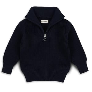 Halfen Kinder Strick Troyer, marine 4