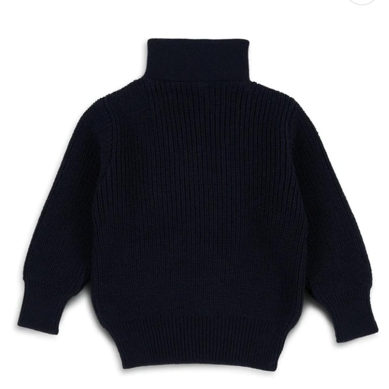 Halfen Kinder Strick Troyer, marine