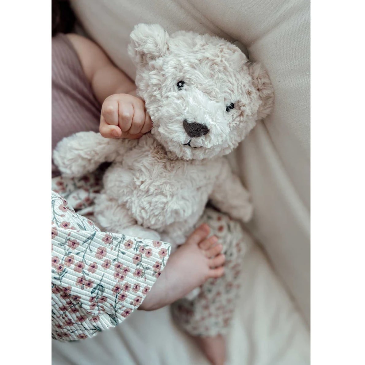 Flow Amsterdam Heartbeat Comforter Teddy Lou, beige 1