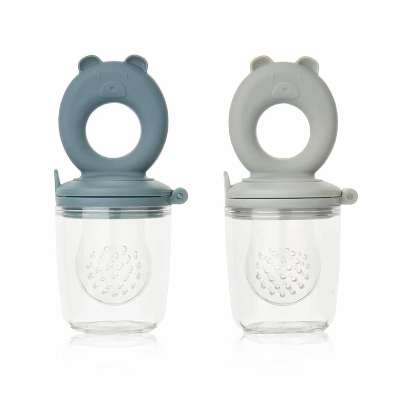 Liewood Miranda Fruchtschnuller - 2er Pack Whale blue/ Dove blue