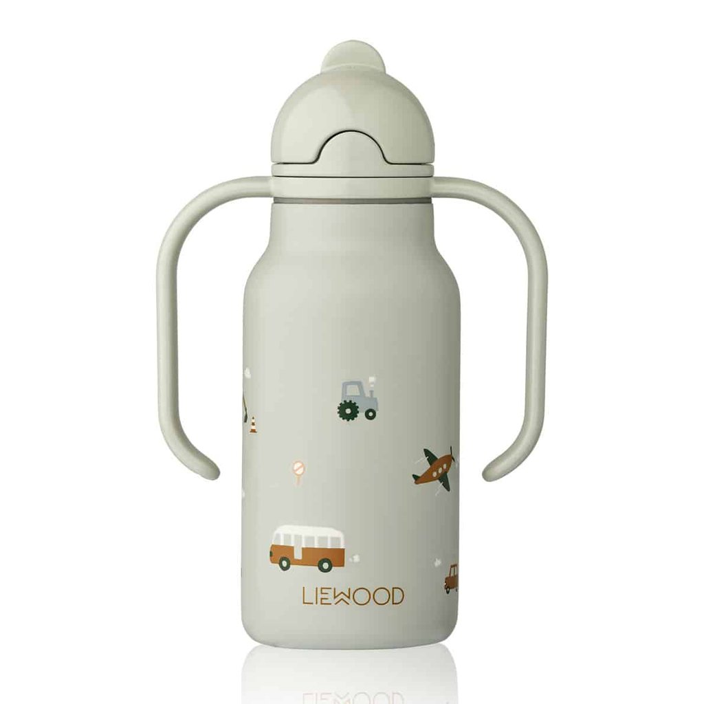 Liewood Wasserflasche Kimmie - 250 ml Vehicles dove blue