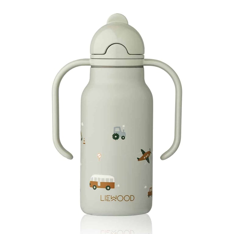 Liewood Wasserflasche Kimmie - 250 ml Vehicles dove blue