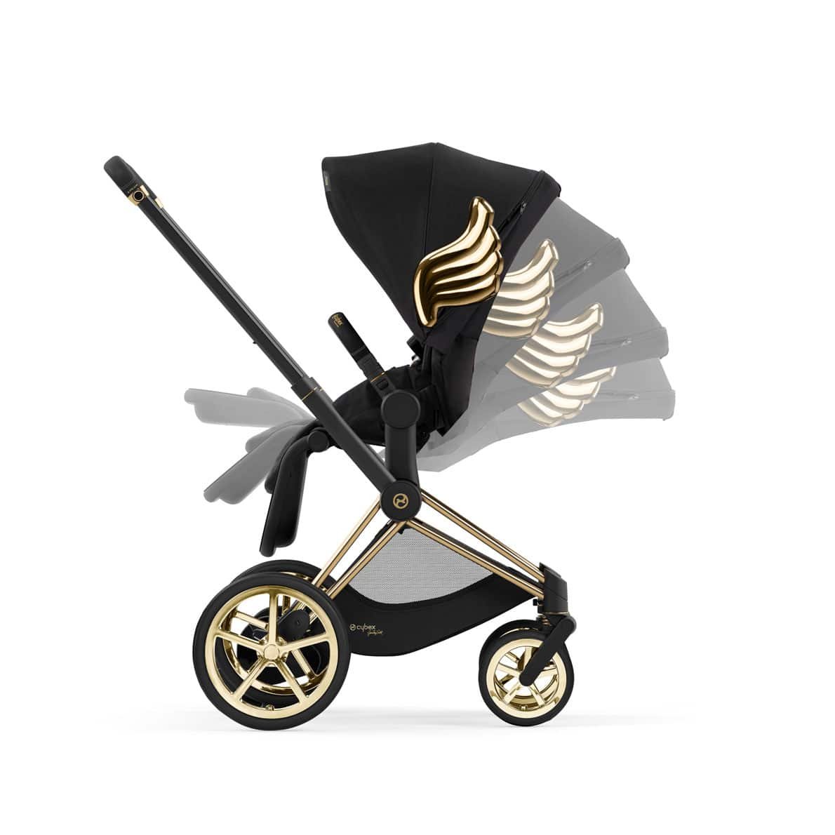 Cybex e-Priam Rahmen Design Collaborations, wings by Jeremy Scott