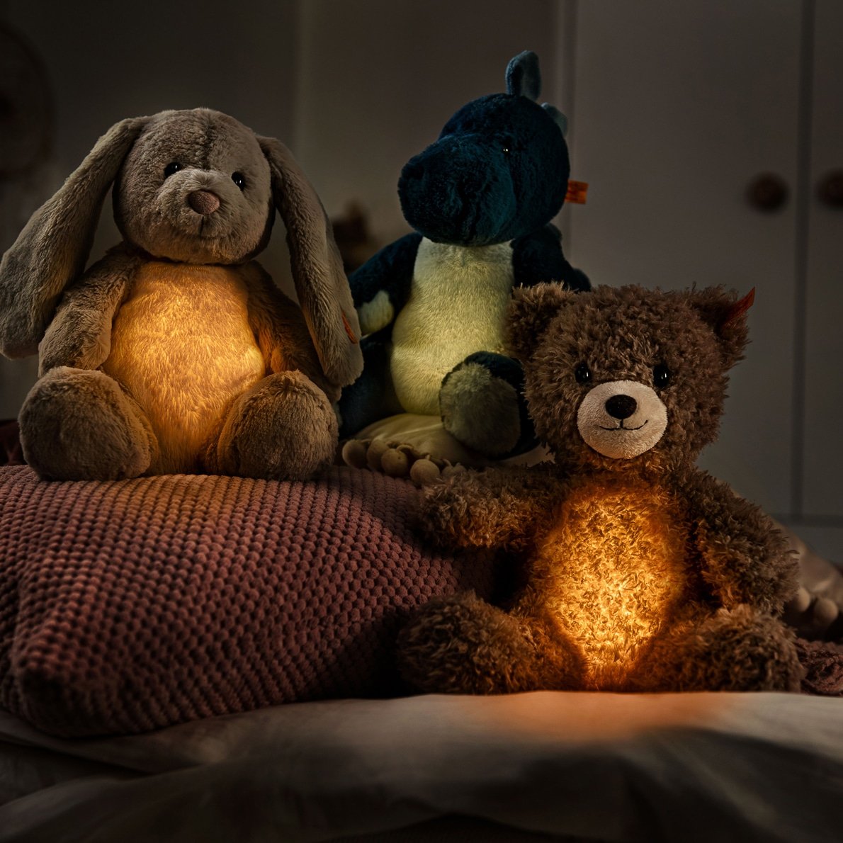 Steiff Soft Cuddly Friends Light at Night Caspar Teddybär 3
