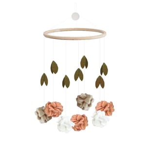 Gamcha Mobile Flowers, coral